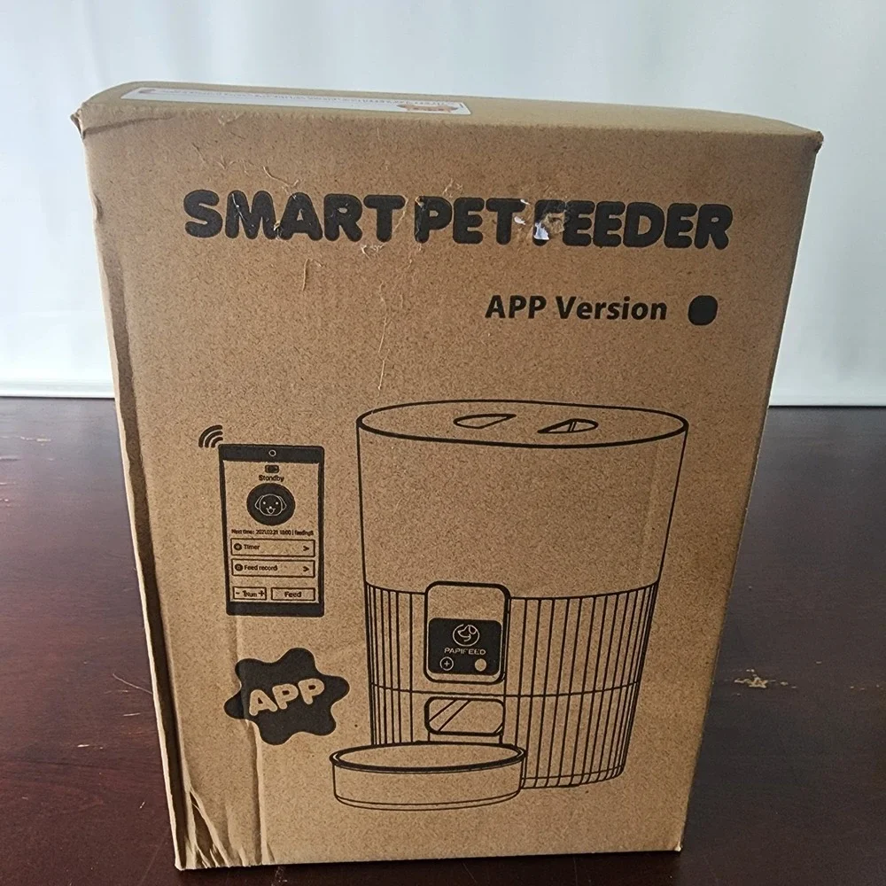 Smart Pet Feeder Cat Dog Digital Panel Verion With Camera